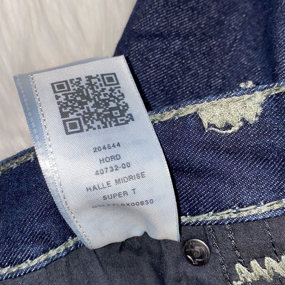 True Religion Hallie Mid Rise Super Skinny Jeans Sz 31 - Picture 9 of 14